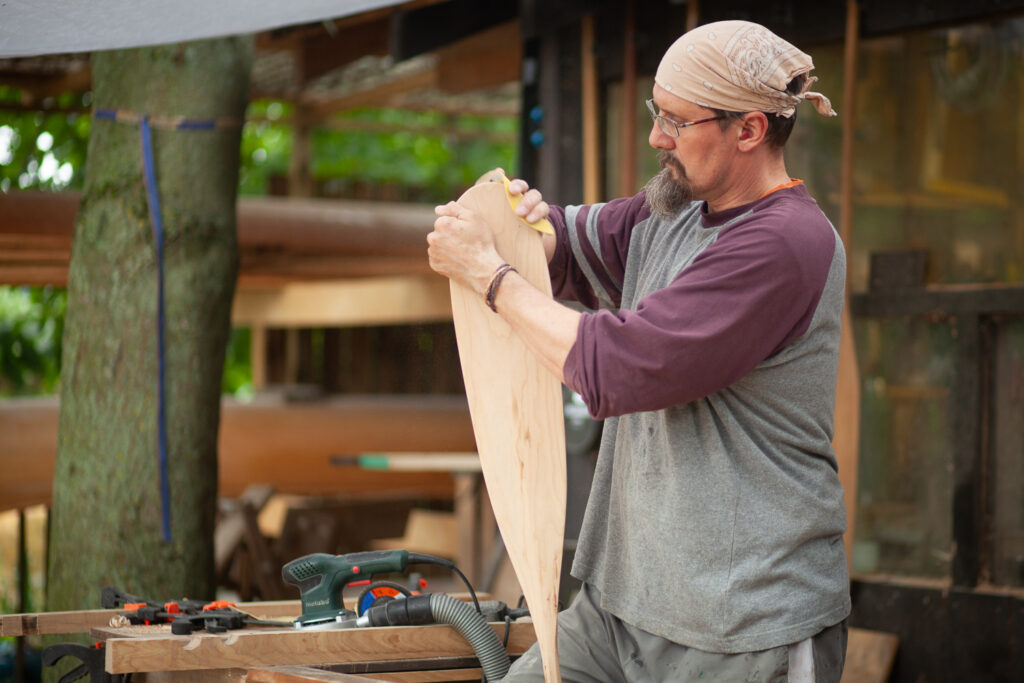 Canoe paddle workshop