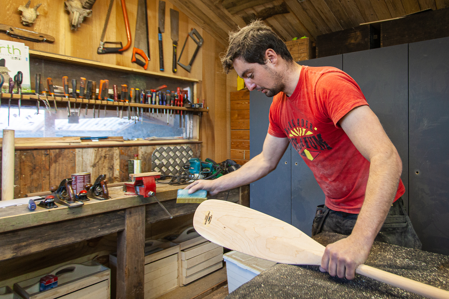 Canoe paddle workshop