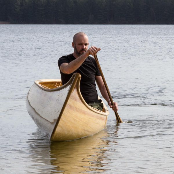 Passamaquoddy trekking canoe