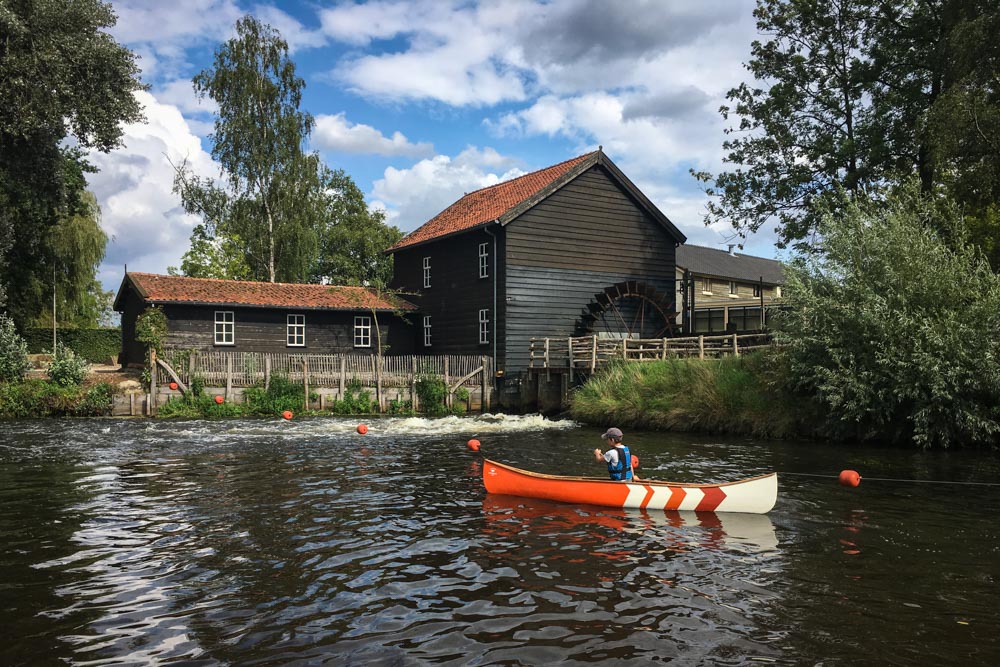 Canoeing on the Dommel