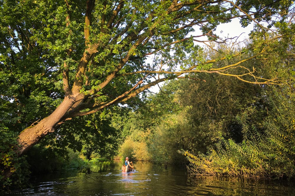 Canoeing on the Dommel