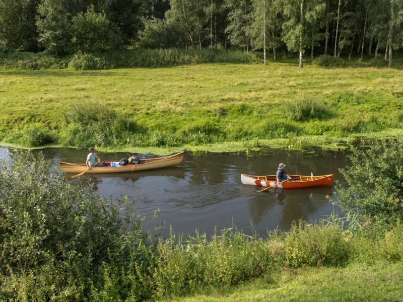 Canoeing on the Dommel Canoeing on the Dommel