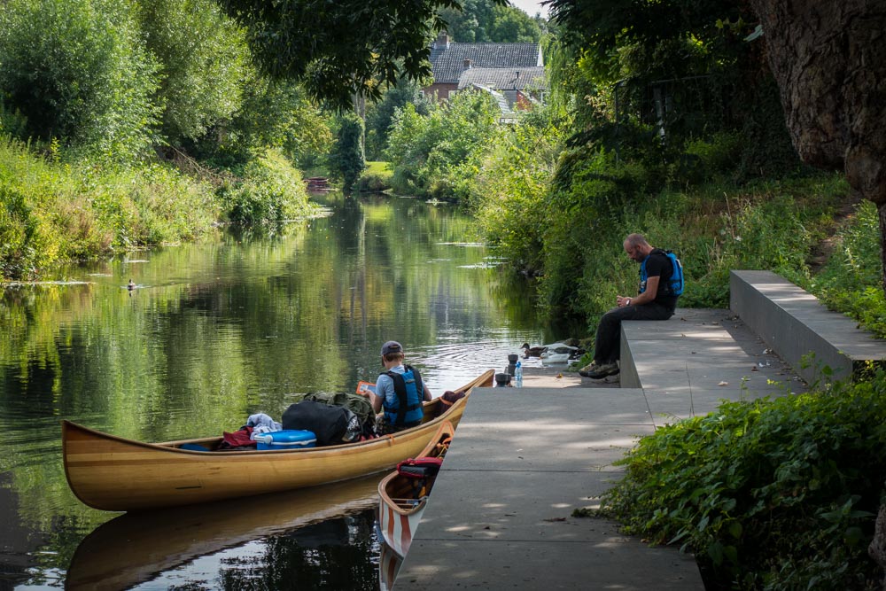 Canoeing on the Dommel