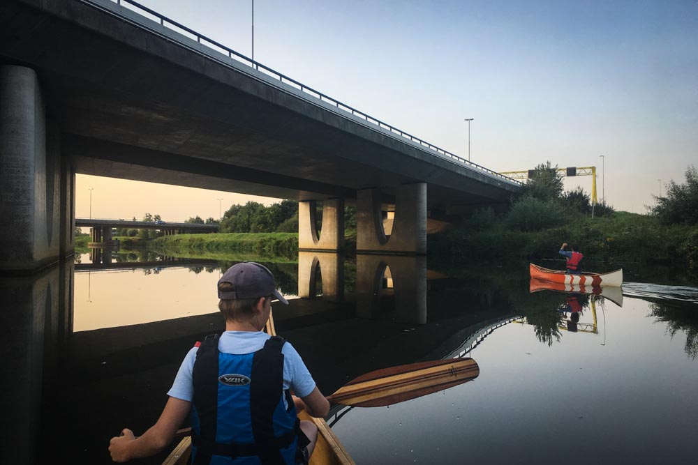 Canoeing on the Dommel