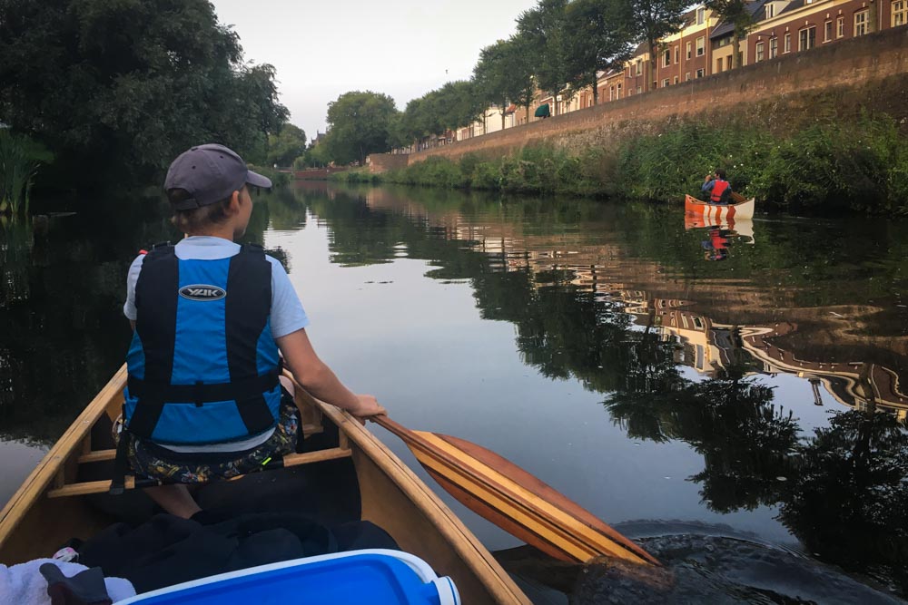 Canoeing on the Dommel