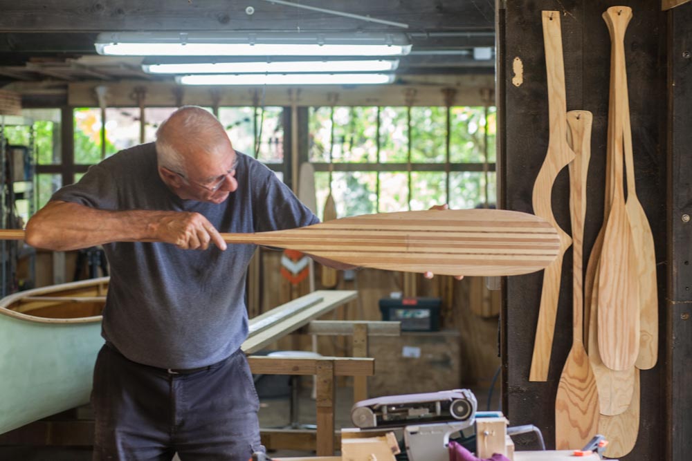 Making your own laminated wooden canoe paddle | Freeranger Canoe