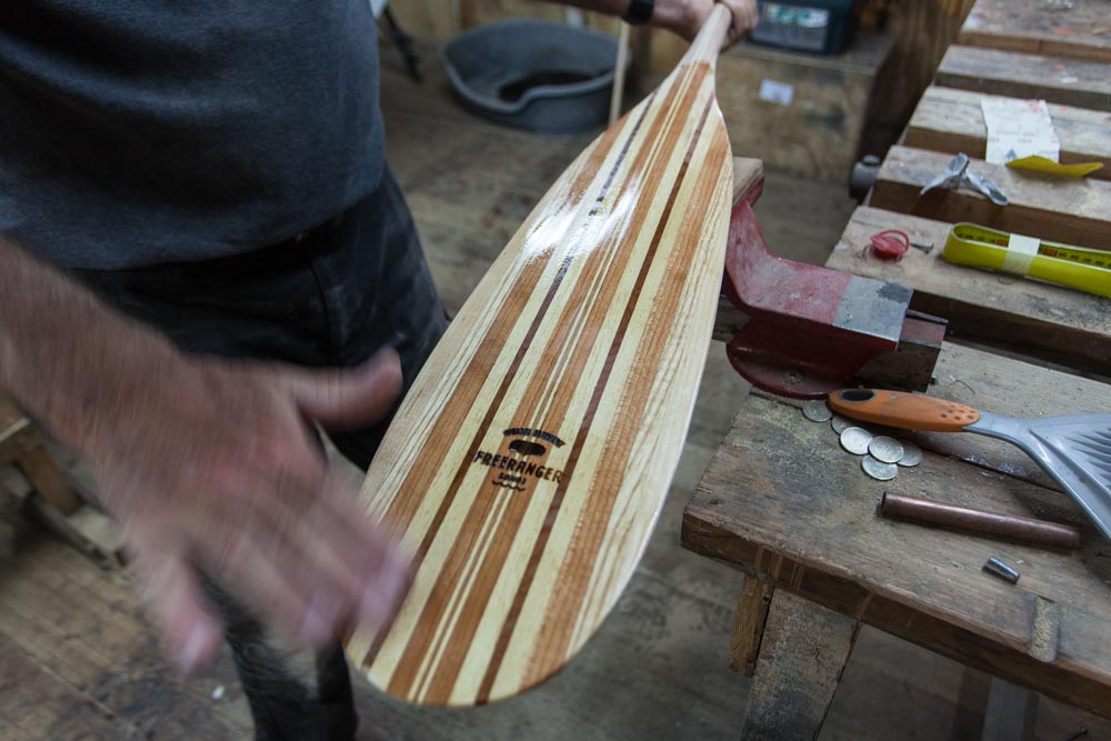 Freeranger Canoe Making your own laminated wooden canoe paddle