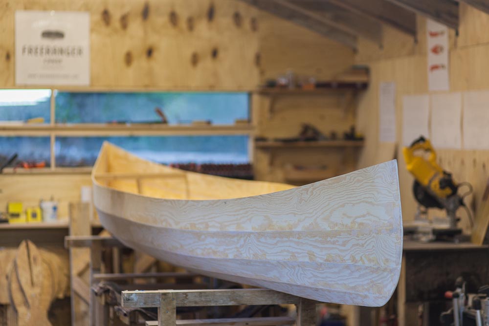 Freeranger Canoe building a stitch and glue canoe