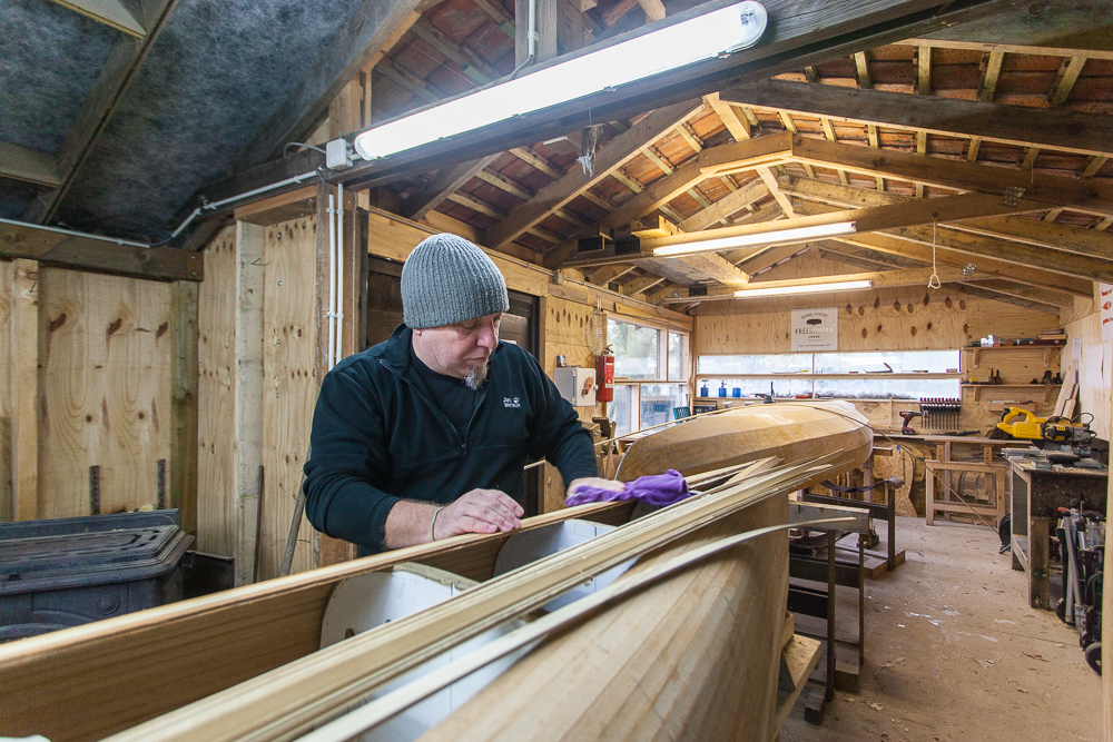 Freeranger Canoe building a wooden canoe