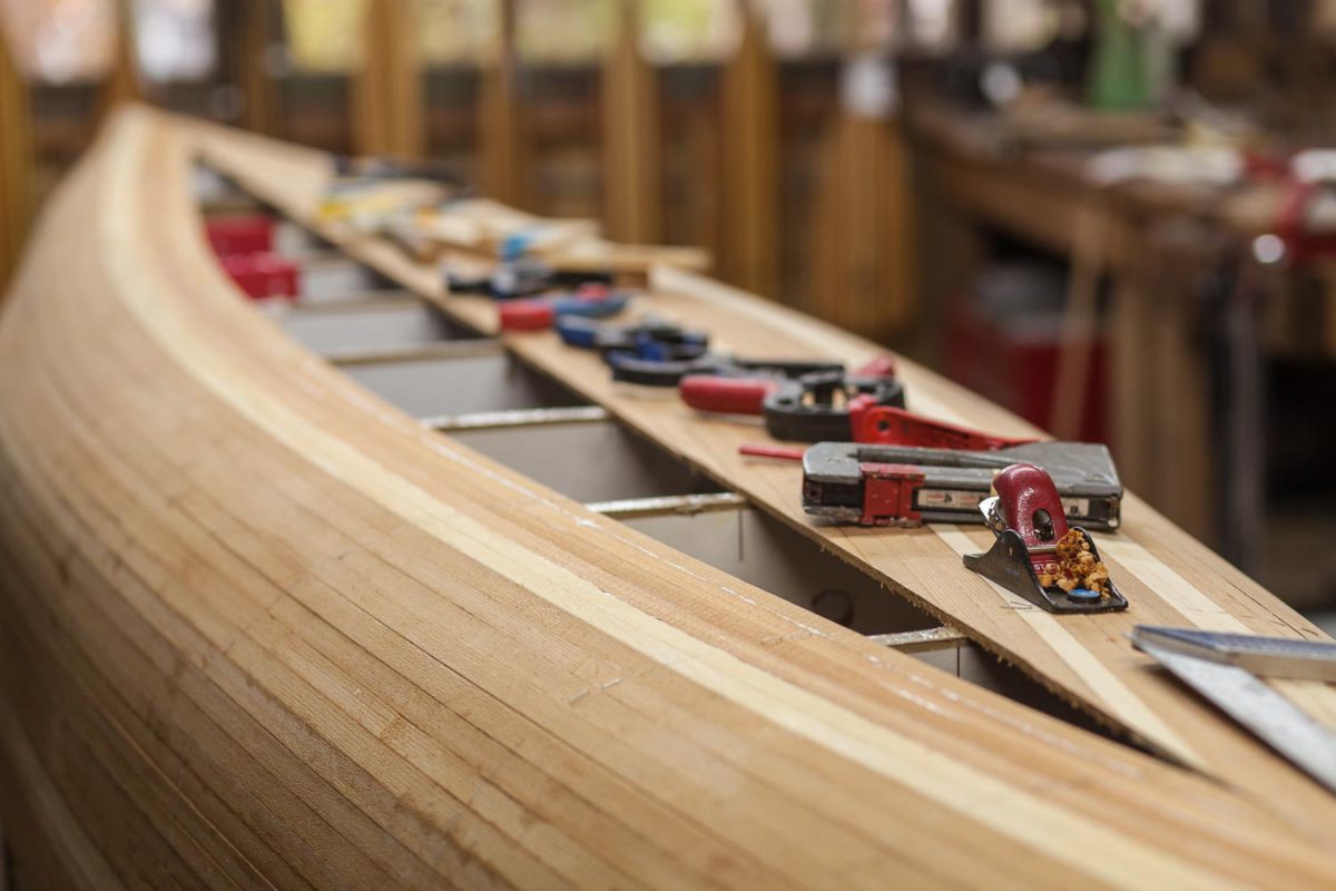 Freeranger canoe, een houten kano bouwen