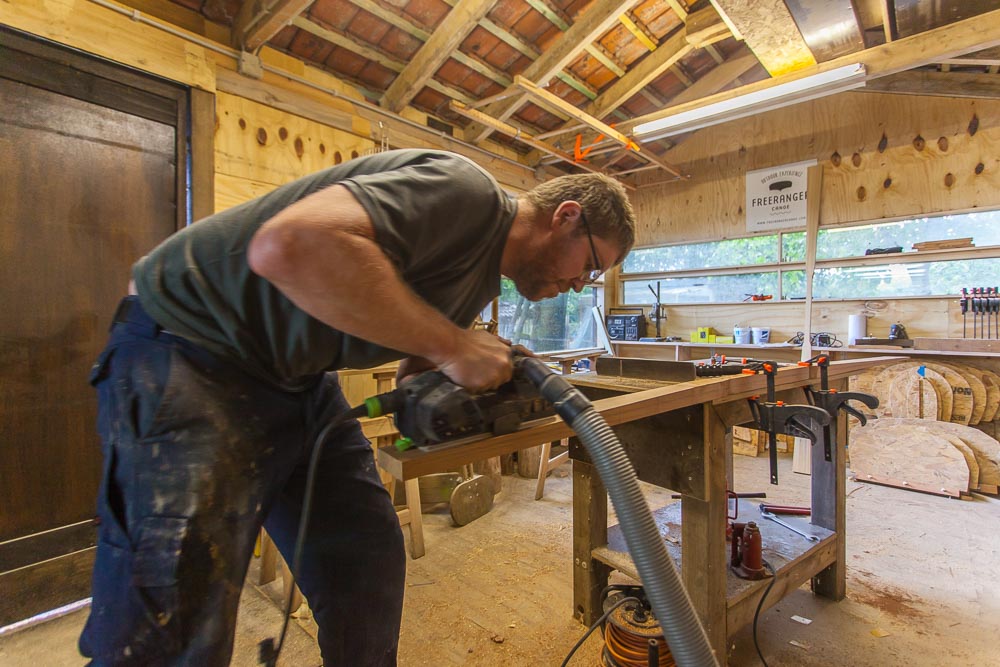 making a greenland paddle freeranger canoe