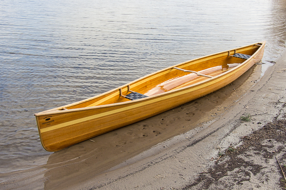 Building a wooden canoe the launch Freeranger Canoe building a wooden canoe