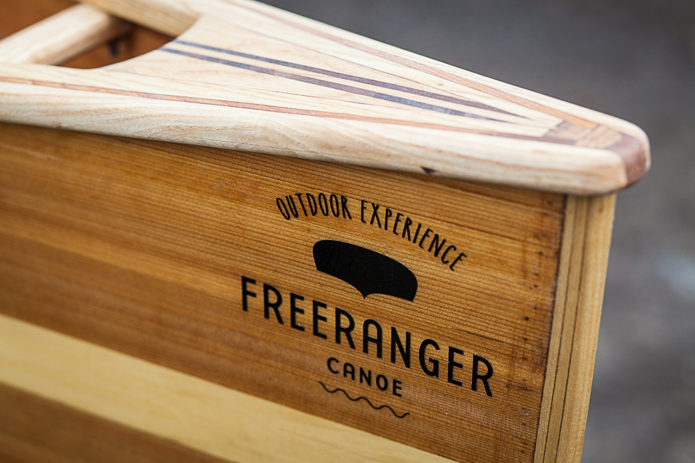Building a wooden canoe varnishing Freeranger Canoe building a wooden canoe