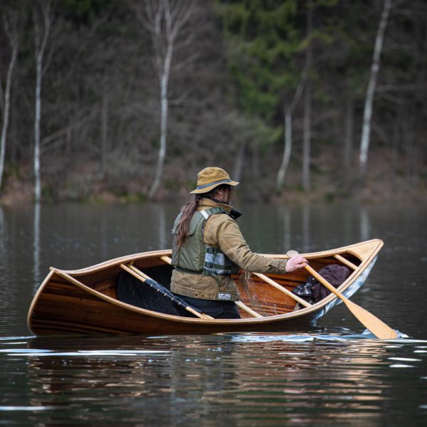 Freeranger Canoe wooden canoes chum solo tripping canoe