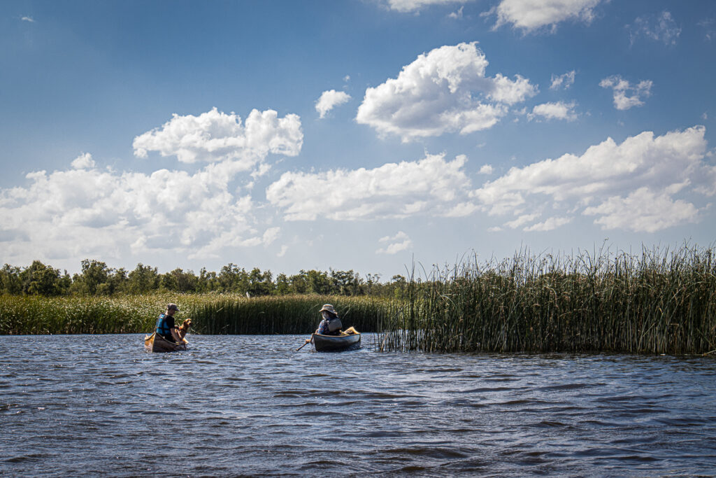 Kanovaren in de Weerribben-Wieden Kanovaren in de Weerribben-Wieden