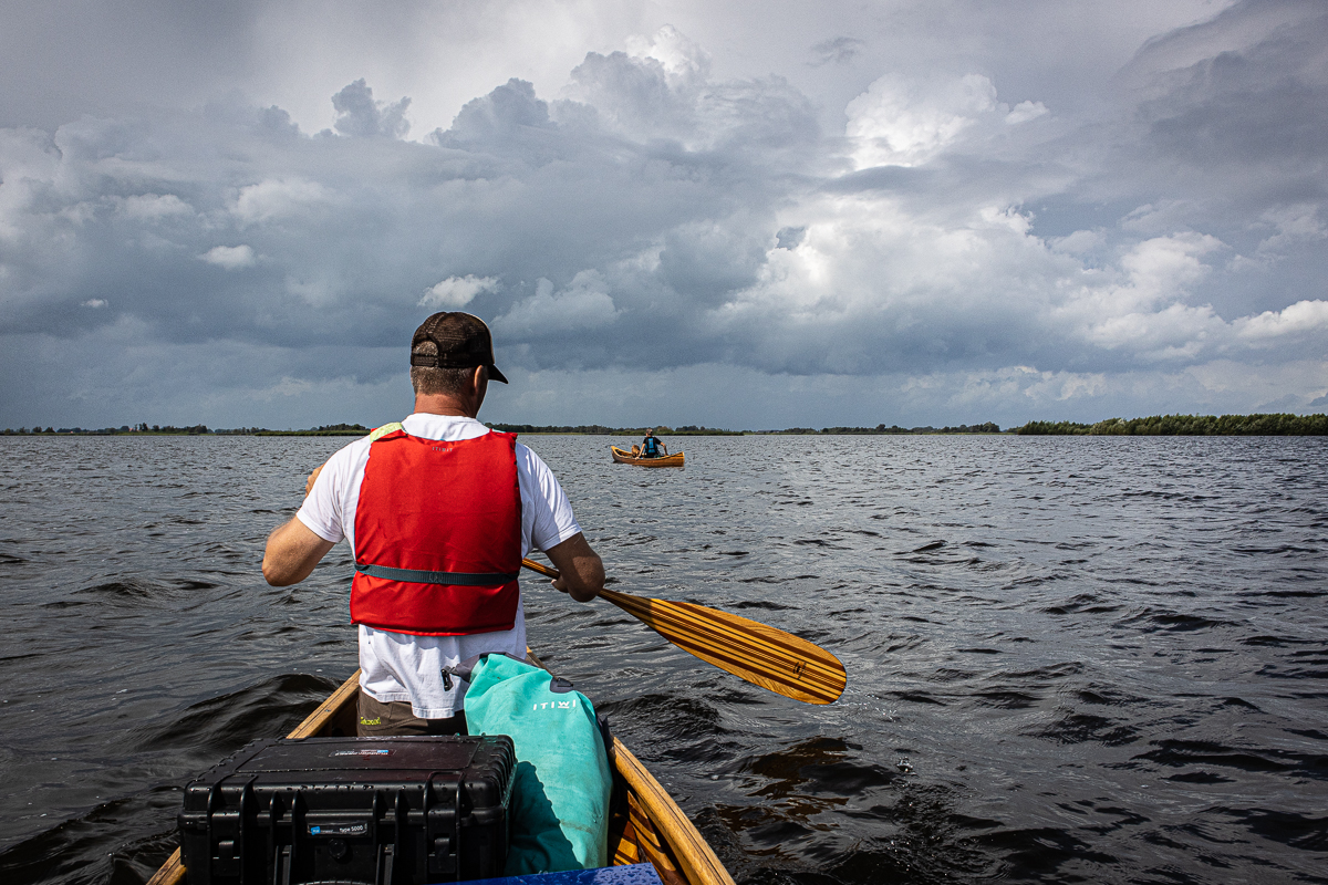 canoeing in the Weerribben-Wieden