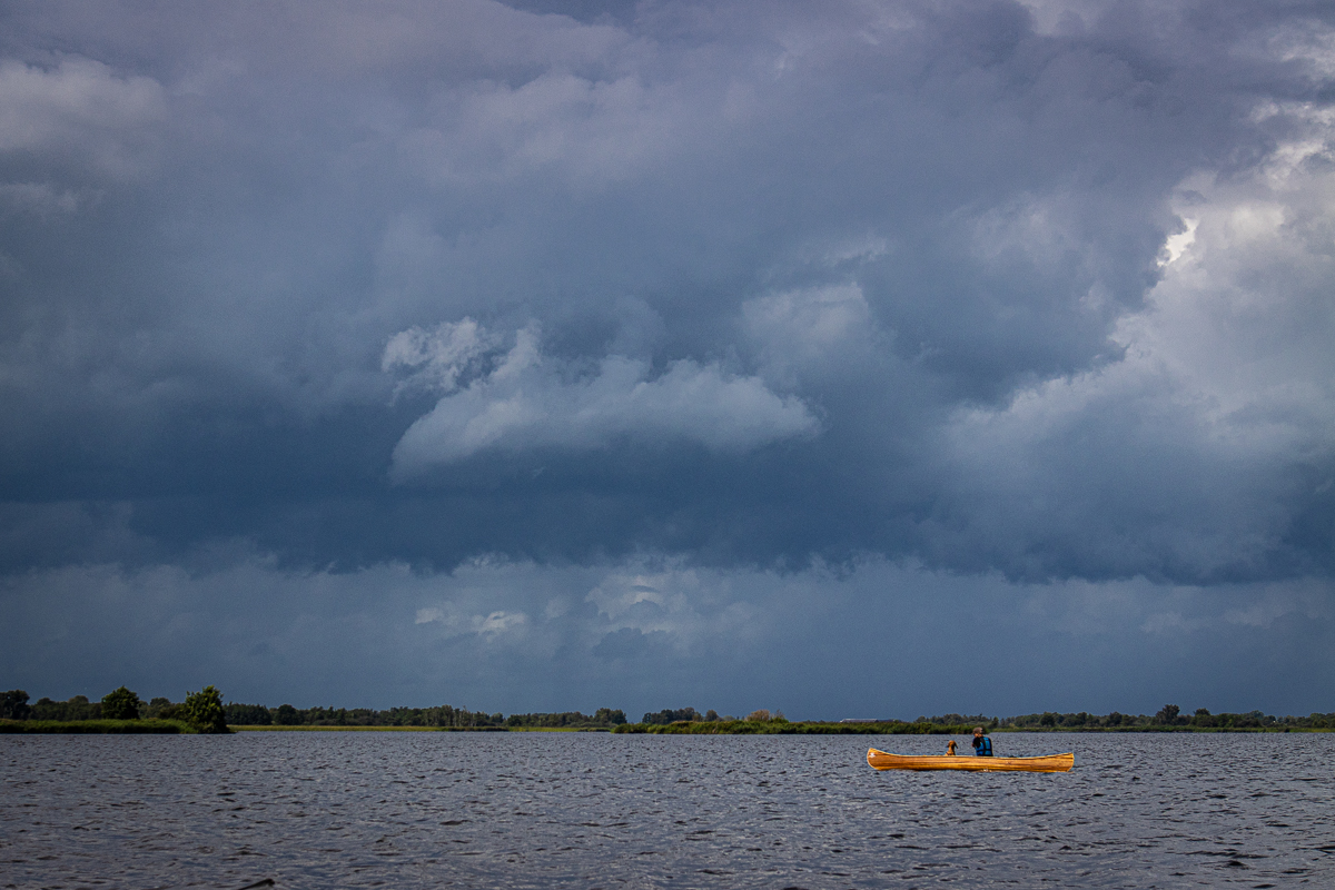 Kanovaren in de Weerribben-Wieden