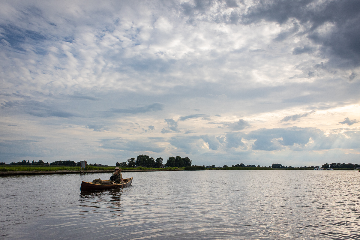 Kanovaren in de Weerribben-Wieden