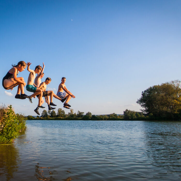 Kanotrekking op de Maas