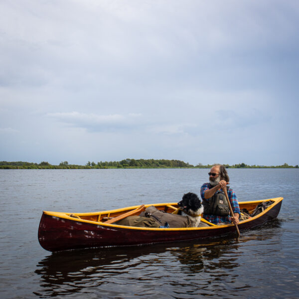 paddling a Prospector Canoe