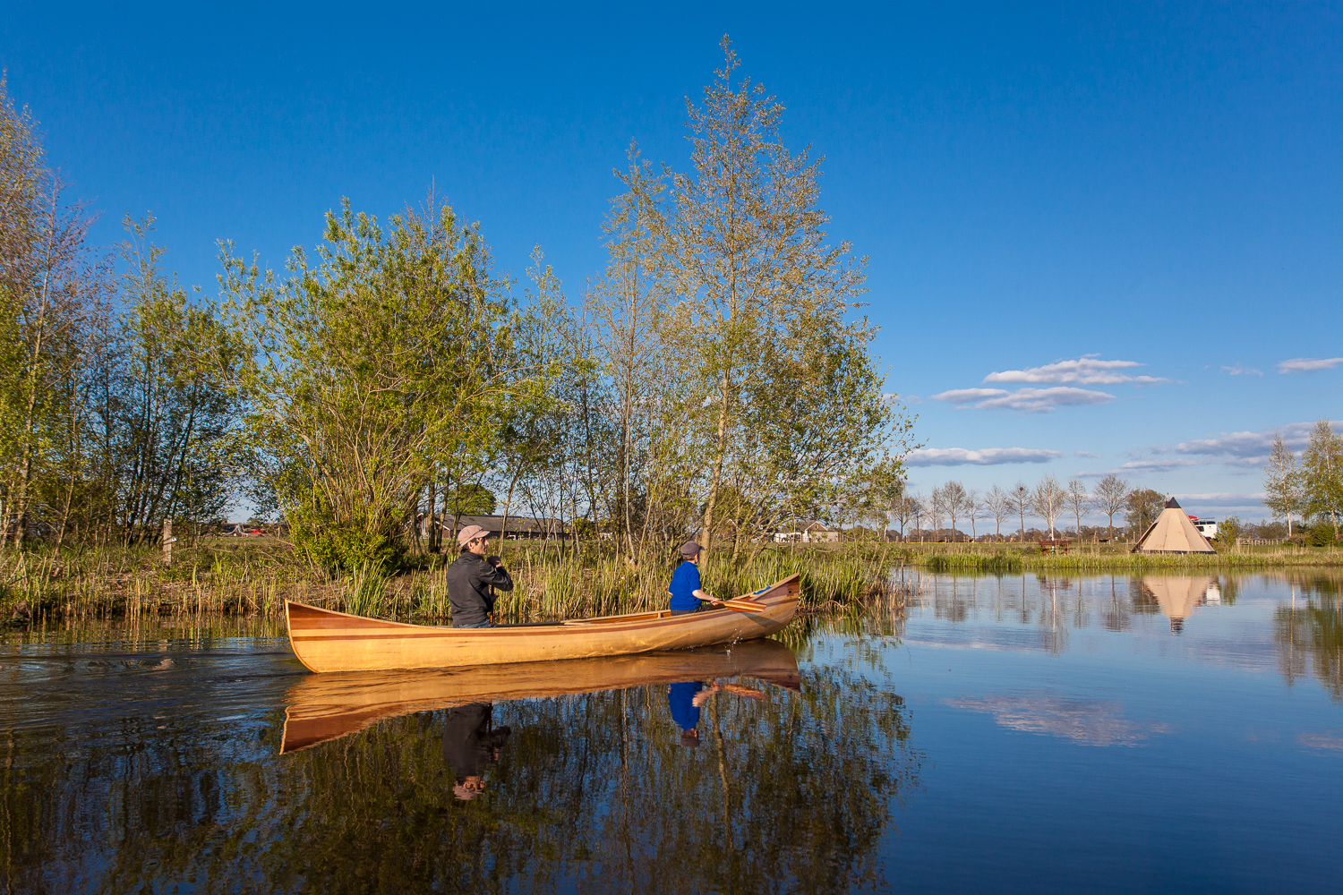 canoeing on the Regge River