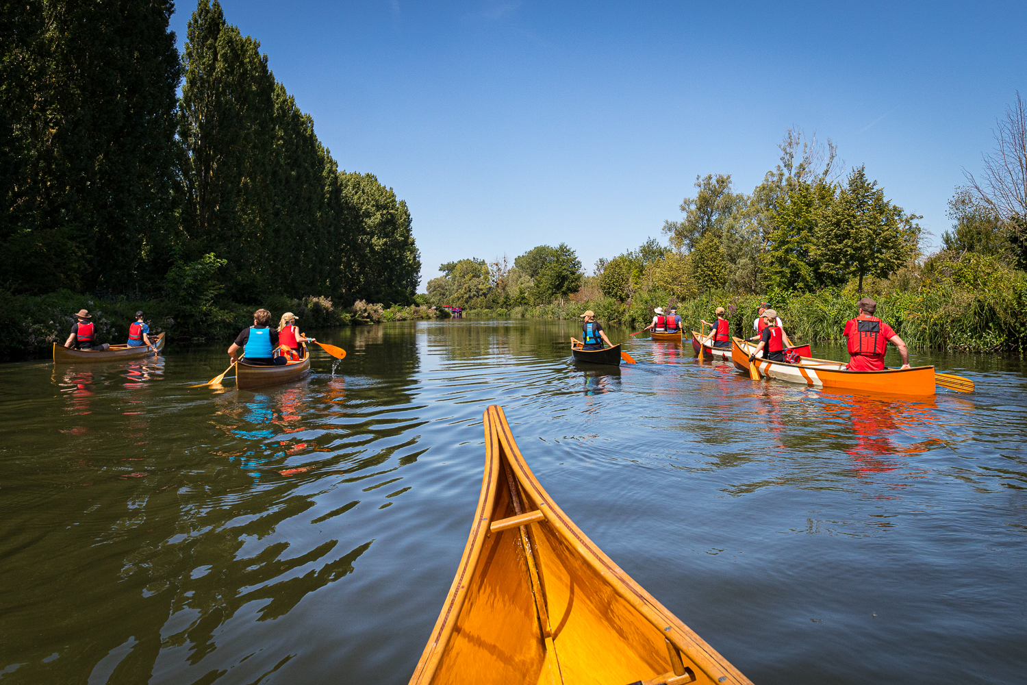 Begeleide kanotochten op de Somme