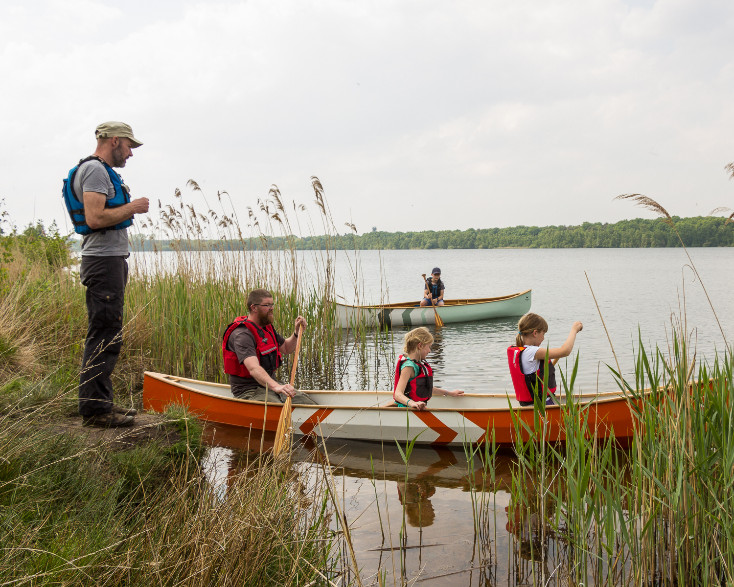 Tandem canoeing introduction course