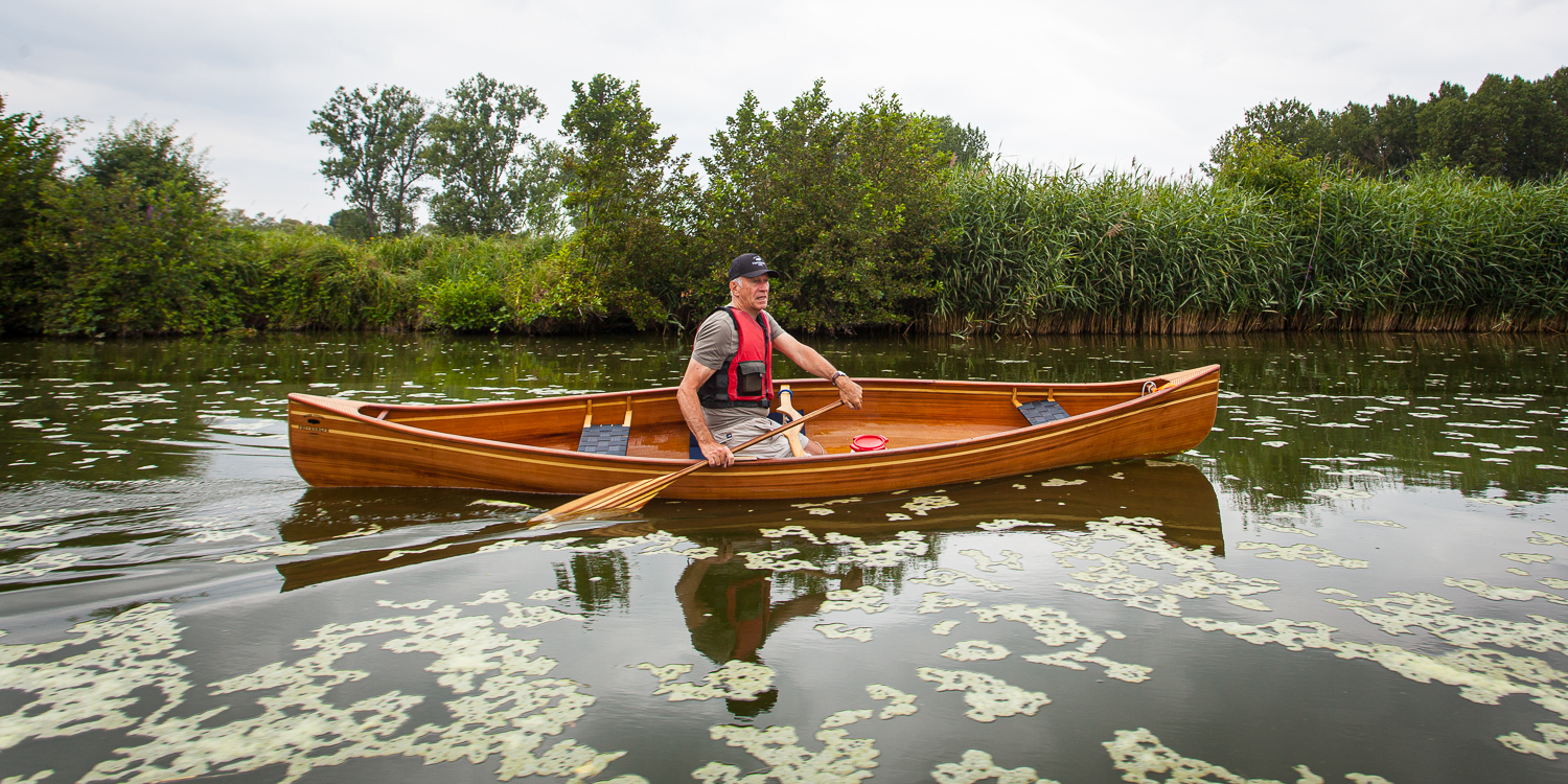 Canoeing on the Dender River