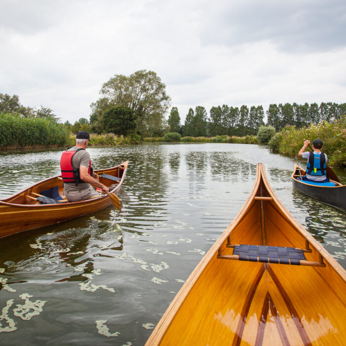 Canoeing on the Dender River