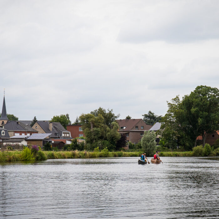 Canoeing on the Dender River