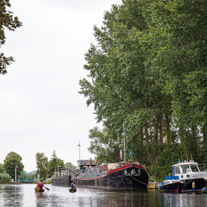 Canoeing on the Dender River