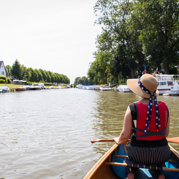 canoeing on the Leie River