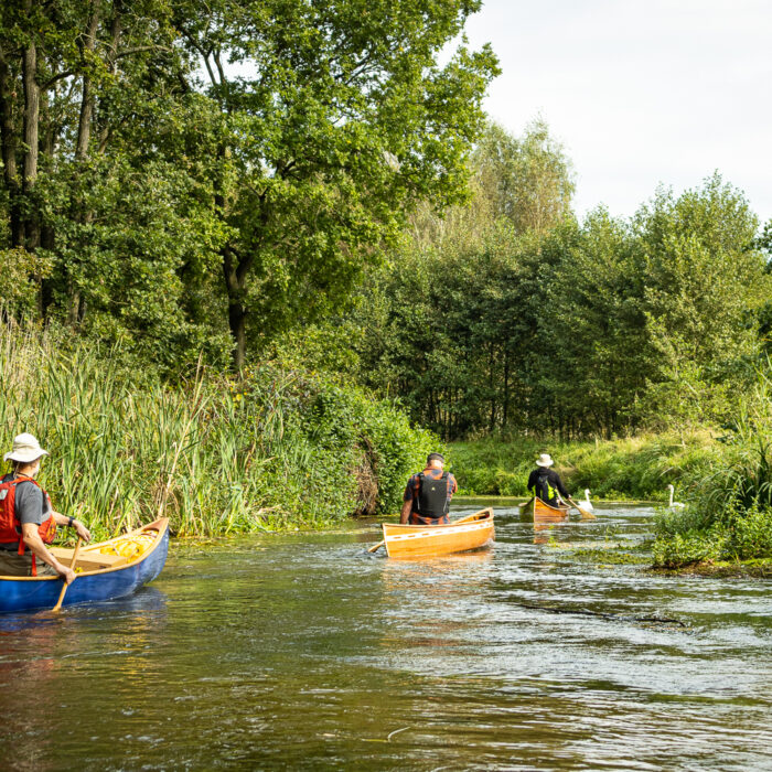 kanovaren op de Dommel