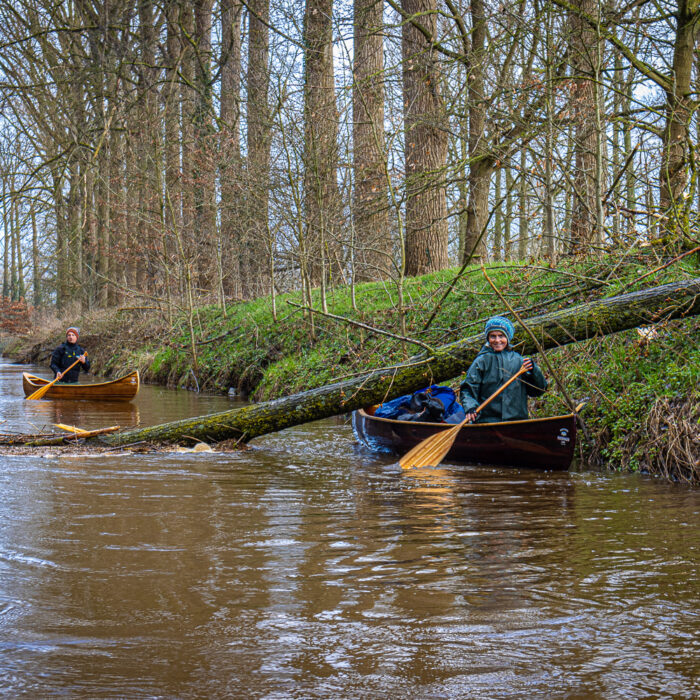 canoeing on the Nete River