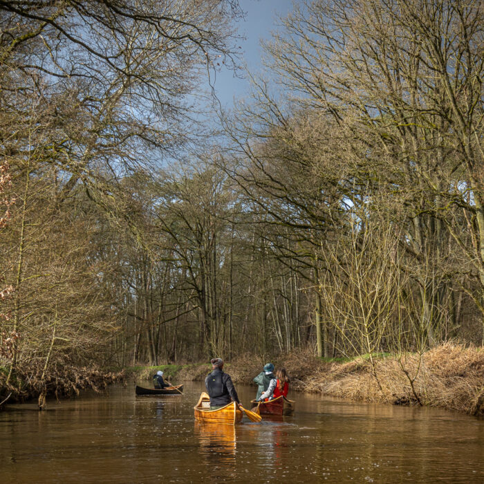 canoeing on the Nete River