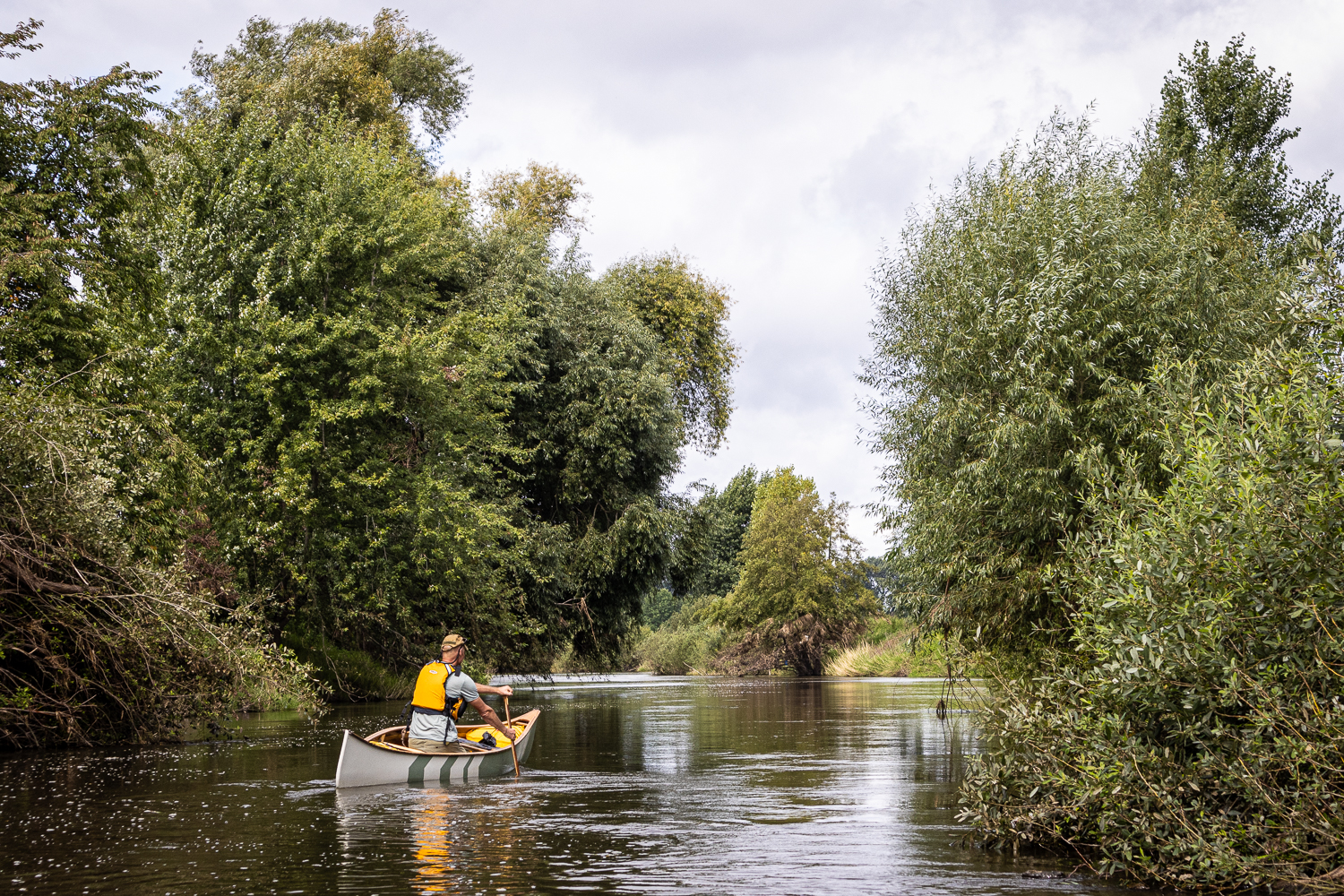 canoeing on the Rur River