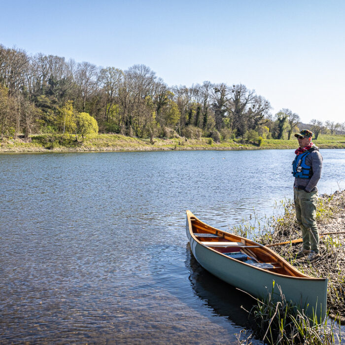 canoeing on the Meuse River