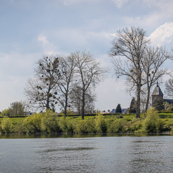 canoeing on the Meuse River