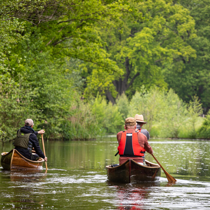 canoeing on the Regge River