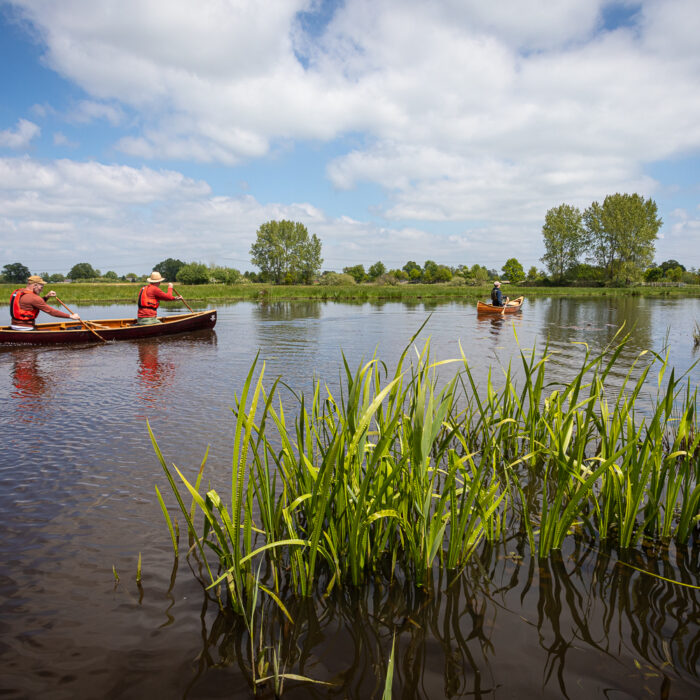 canoeing on the Regge River