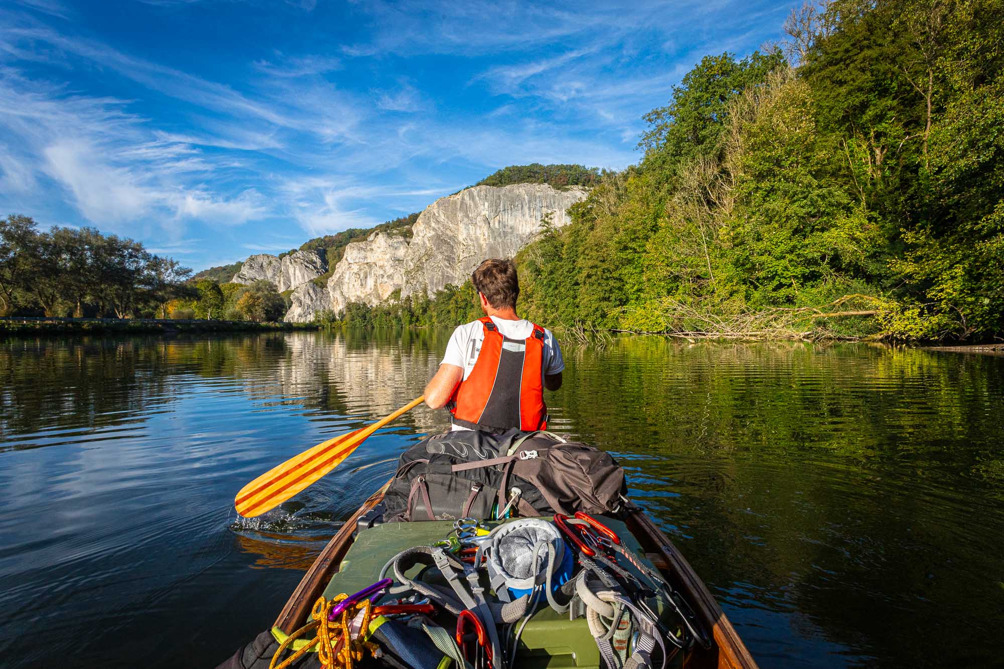 Mastering the art of canoeing on the Meuse River